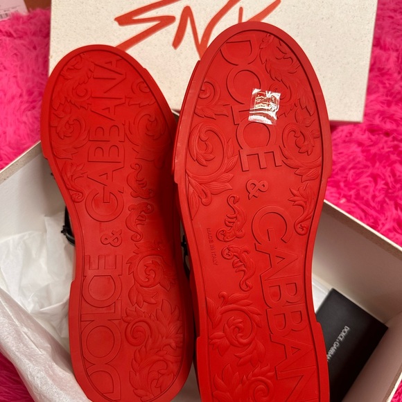 Dolce & Gabbana Vibrant Red Athletic Shoes - Picture 8 of 12